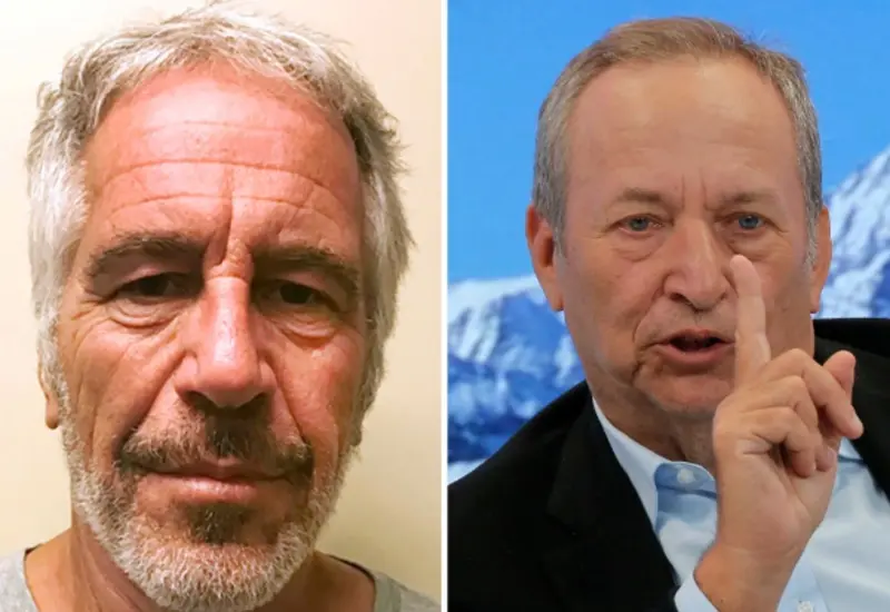 Retrato de Larry Summers, expresidente de la Universidad de Harvard, quien ahora enfrenta una nueva investigación por parte de la institución educativa.