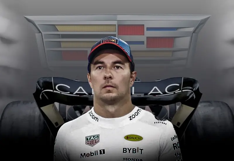 El piloto mexicano de Fórmula Uno, Sergio 'Checo' Pérez, en una imagen de prensa donde habla sobre su carrera y proyectos futuros.