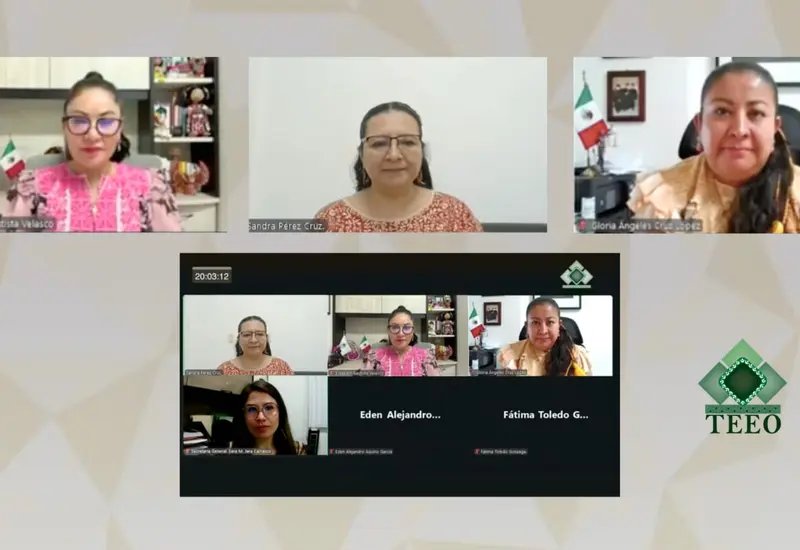 La asamblea general comunitaria de San Martín Peras reunida durante la elección municipal, la cual fue validada por el Tribunal Electoral del Estado de Oaxaca.