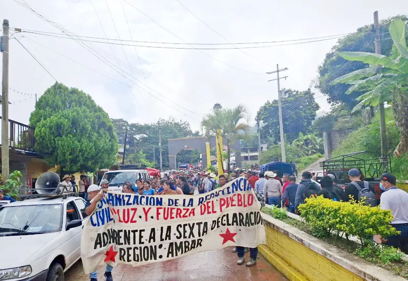 Los inconformes bloquearon la Carretera Transístmica.