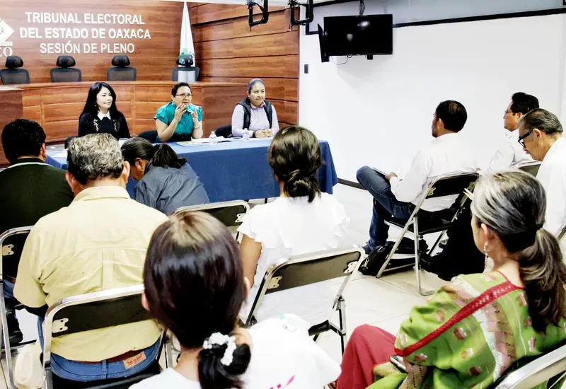 La sentencia aplica al proceso electoral de este domingo. Foto: Tribunal Electoral del Estado de Oaxaca