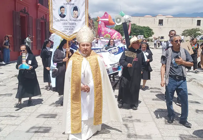 Realizaron una peregrinación por Santo Domingo de Guzmán.