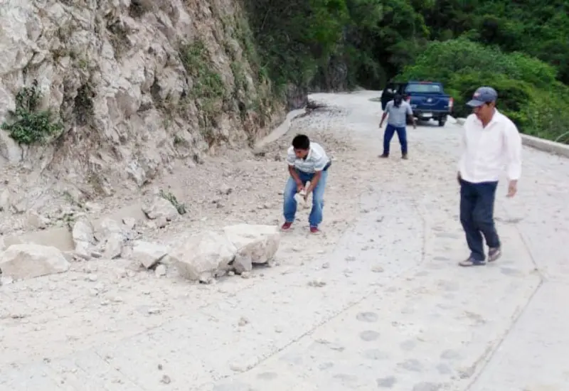 El camino empedrado representa un riesgo constante.