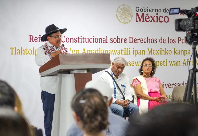 “Es la verdad más íntima del México profundo, los pueblos indígenas y afromexicanos”, asentó Adelfo Regino, titular del INPI. 