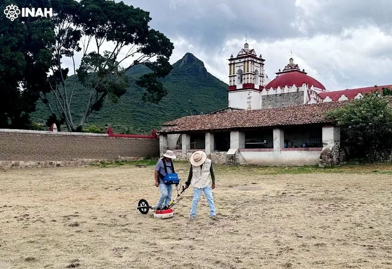 Se revelaron anomalías geofísicas que podrían indicar la presencia de estructuras enterradas. Foto: INAH