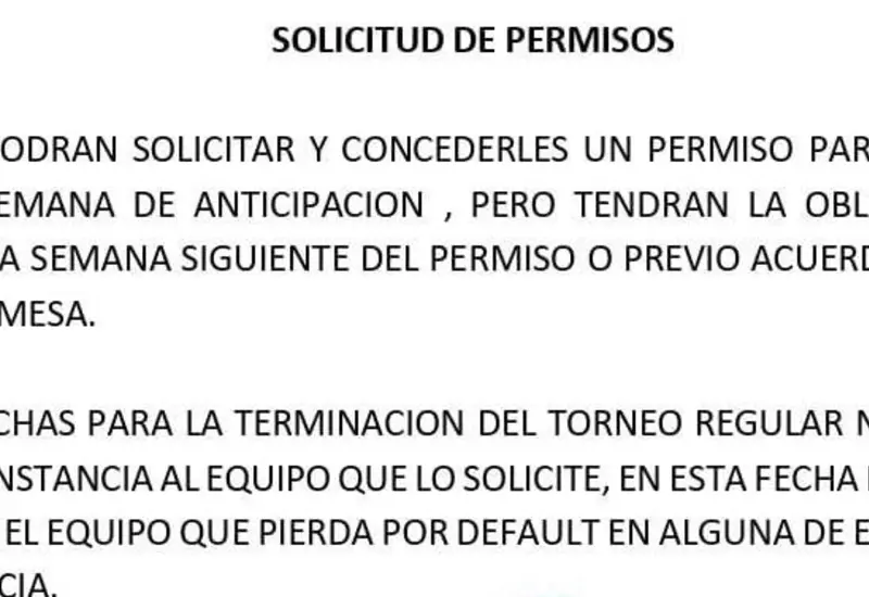 La directiva de la Liga Mayor A Oaxaca viola los estatutos que rigen a ese circuito.