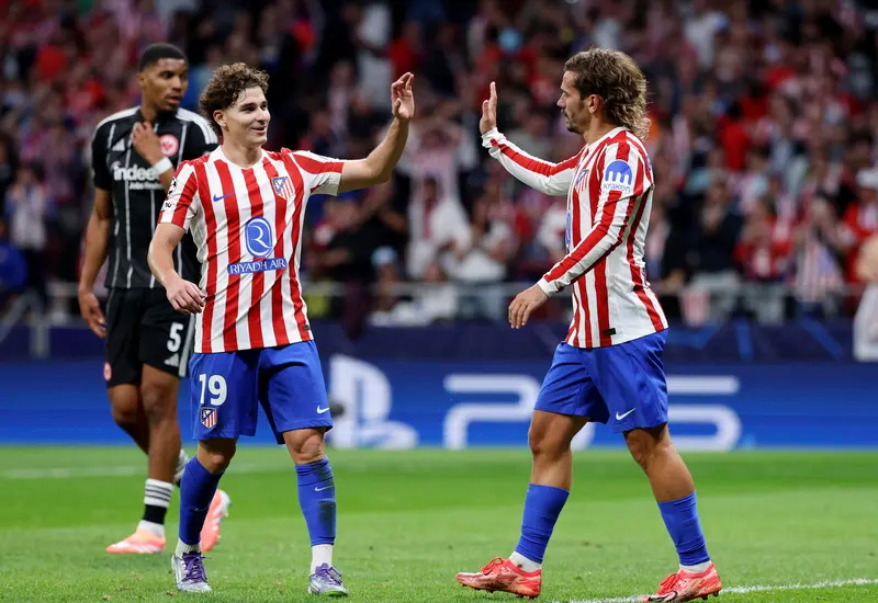 Atlético de Madrid se dio un festín con el Eintracht Frankfurt