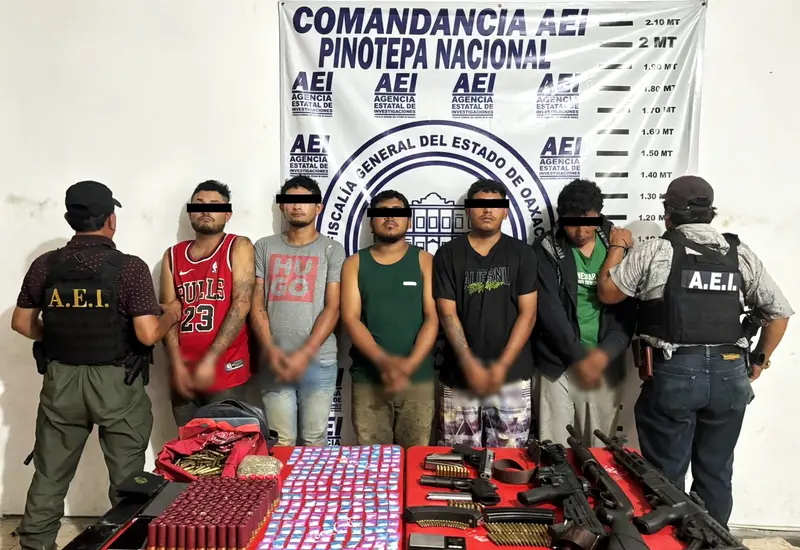 Los cinco detenidos quedaron vinculados a proceso, bajo prisión preventiva.