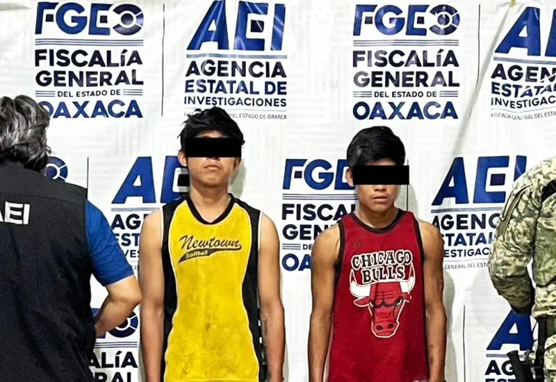 Jesús y Geovany, fueron detenidos al intentar asesinar a una mujer