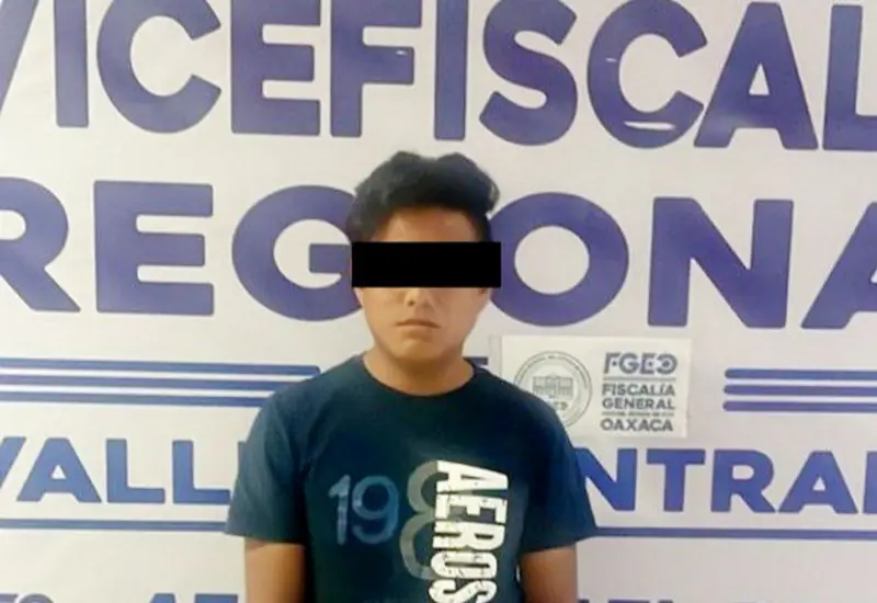 Pedro L.S., Daniel Gibrán M.M. y Alexis A.T., los tres hombres vinculados a proceso por los hechos violentos ocurridos en San Agustín de las Juntas.