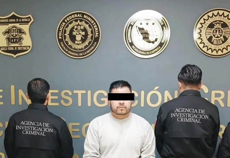 S.O.S., presunto homicida de Atatlahuca, quien fue detenido en el estado de Chihuahua donde se encontraba refugiado tras el crimen.