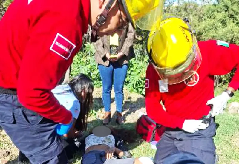 La menor fue atropellada por una camioneta en el Libramiento Norte a la altura de la colonia Monte Albán, en Huajuapan.