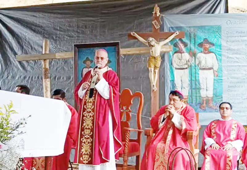 El pontífice ofició la misa con motivo de la festividad de los beatos.
