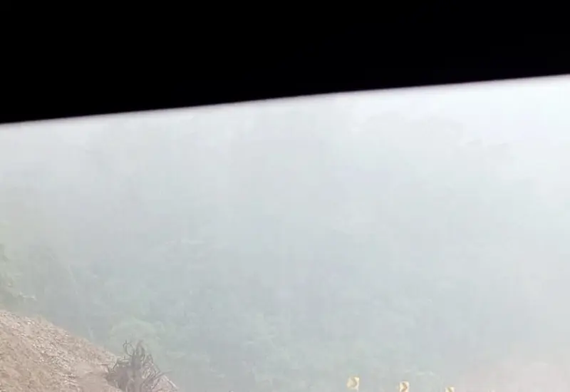 Se reportó un vehículo atascado en esta carretera.