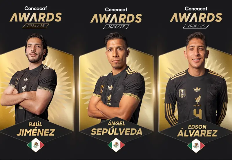Los mexicanos Raúl Jiménez, Ángel Sepúlveda y Edson Álvarez están nominados por CONCACAF como el Jugador del Año