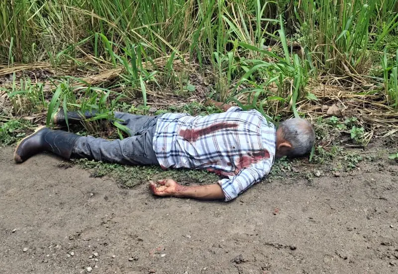  El ganadero, Patrocinio S.R., de 74 años de edad fue asesinado este jueves en La Unión Linda Vista, Jamiltepec.
