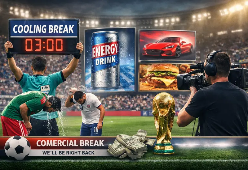 El futbol se detendrá… y la publicidad entrará al juego.