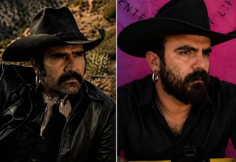 Vicente Fernández III recreó un look icónico de su abuelo.