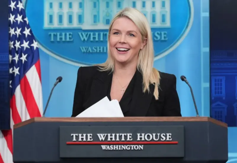 Karoline Leavitt, vocera de la Casa Blanca.