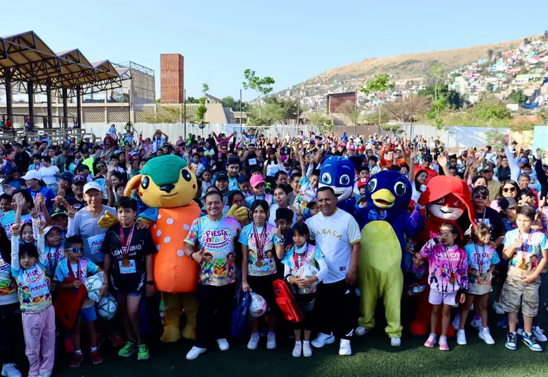 La meta fue en el Parque Primavera