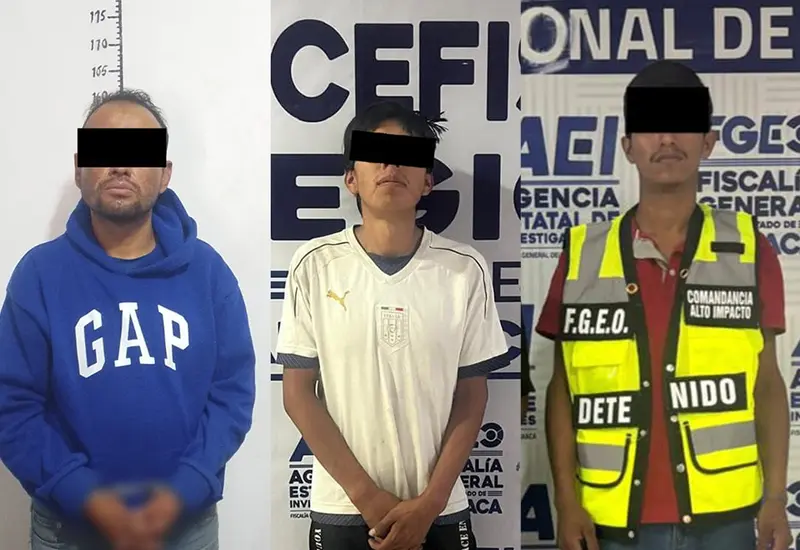 Los detenidos quedaron a disposición del Juez que ordenó su captura.