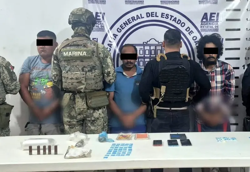 Las tres personas detenidas fueron vinculadas a proceso.