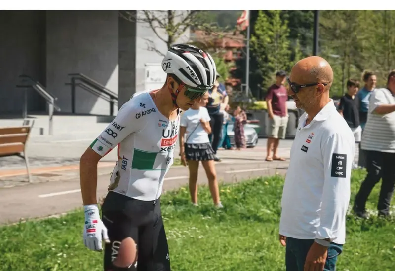 Isaac del Toro se lesiona y se despide de la Vuelta al País Vasco 2026.