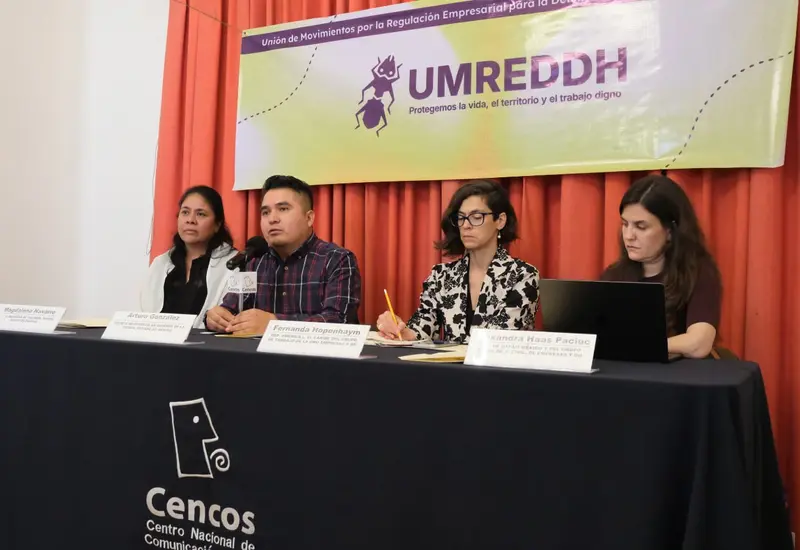 Representantes de 150 comunidades de 15 estados alzan la voz para exigir una regulación que frene los daños de las empresas en México.