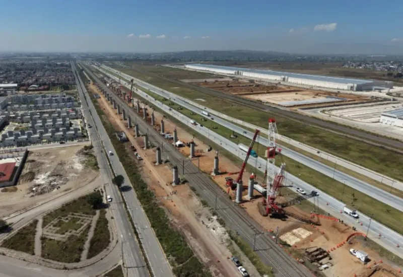 Gráfica que ilustra la proyección de crecimiento económico en México para 2027, la cual Hacienda estima será de hasta un 2.9%.