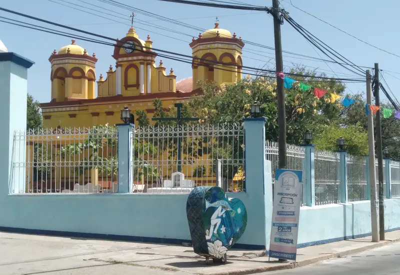 Imagen promocional de la fiesta titular de San Blas Atempa, anunciando las celebraciones que se realizarán del 13 al 22 de febrero.