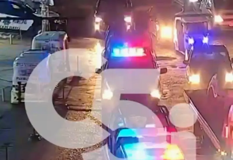 Cinco personas detenidas durante un operativo policial por desmantelar un auto robado, una intervención que fue posible gracias al monitoreo del C5i.