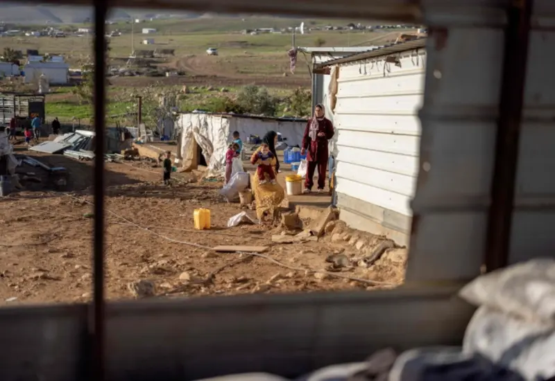 Familias palestinas desplazadas por la fuerza en Cisjordania se han dispersado en aldeas cercanas a las ciudades de Jericó y Hebrón.