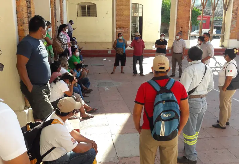 Trabajadores del Ayuntamiento de Tehuantepec se preparan para la elección sindical, la cual se perfila para realizarse a finales de marzo.