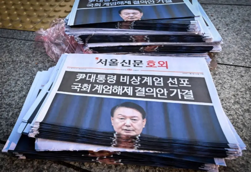 El expresidente de Corea del Sur, Yoon, en una imagen de archivo durante el juicio donde enfrenta una posible sentencia a cadena perpetua.