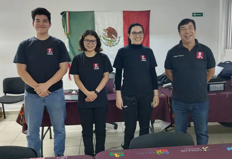 Lupita Montaño, de la selección mexicana de ajedrez, durante su participación en el torneo clasificatorio para los Juegos Centroamericanos Santo Domingo 2026.