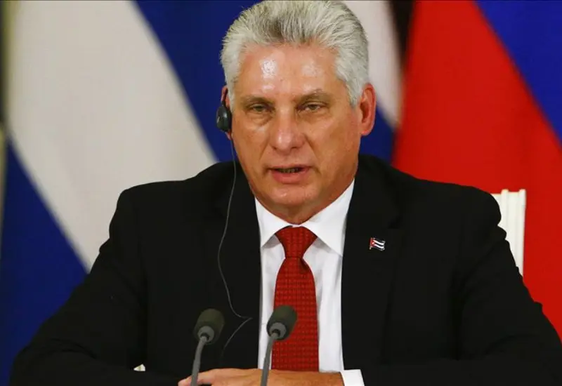 El presidente de Cuba, Miguel Díaz-Canel, en una fotografía de archivo usada para ilustrar el decreto de duelo nacional por militares fallecidos en Venezuela.