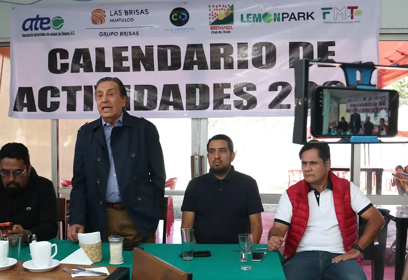 Se presenta el calendario de actividades de tenis para la temporada 2026 en Oaxaca, detallando los torneos y eventos para el próximo año de retos.
