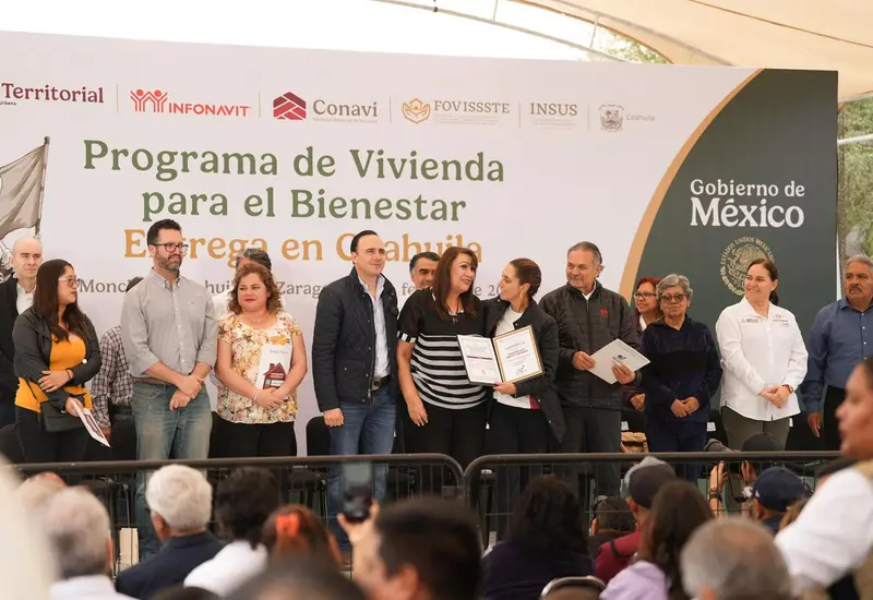 De 19 mil a 65 mil viviendas: Coahuila dispara su meta sexenal.