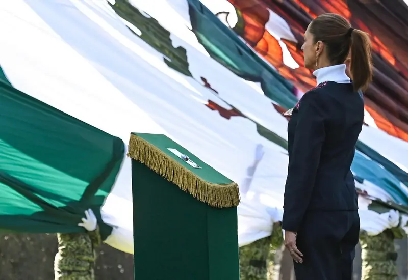 “Somos historia y esperanza”: mensaje de Sheinbaum en Campo Marte.