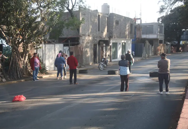 Desde muy temprano cerraron la avenida.
