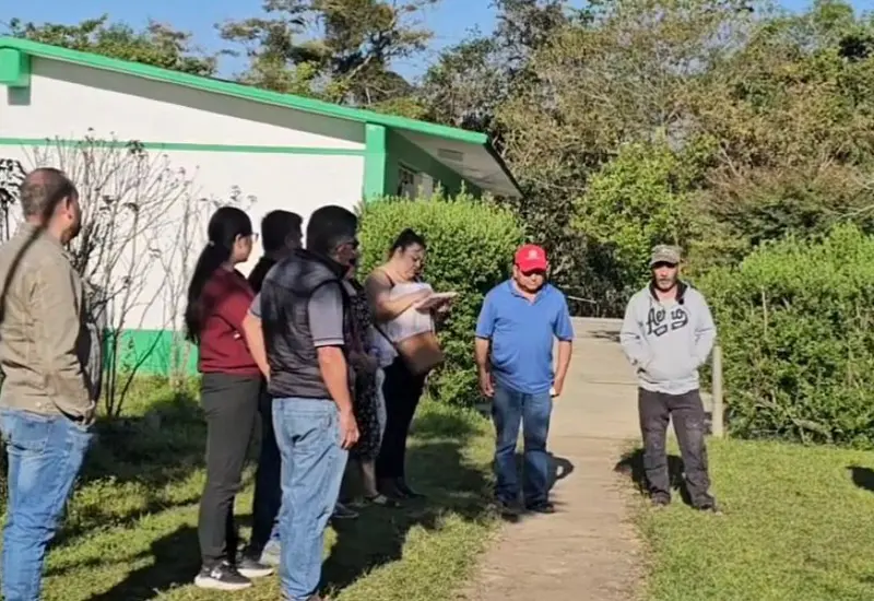 Recorrieron las instalaciones. 