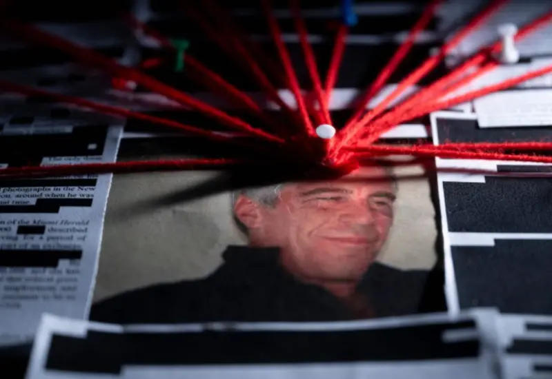 Una imagen conceptual de los archivos de Jeffrey Epstein, cuyos documentos revelan vínculos secretos y polémicos con figuras poderosas de la élite global.
