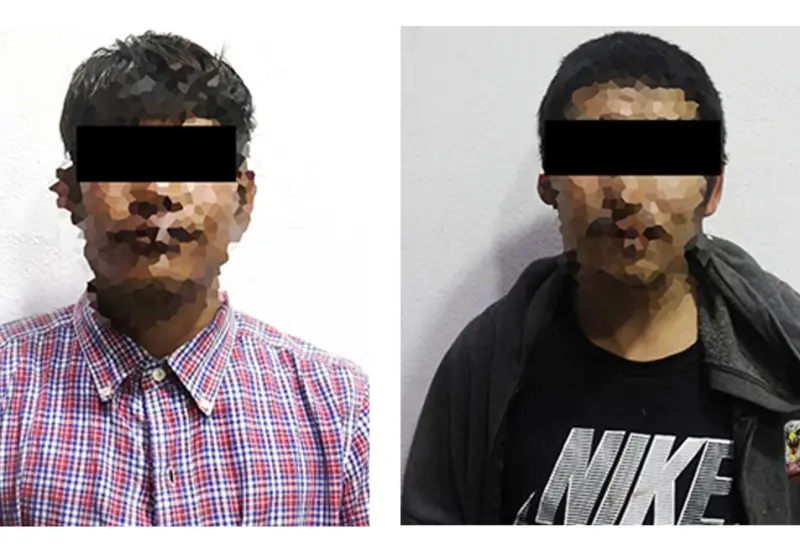 Dos presuntos ladrones son detenidos después de ser identificados por el C2 Abasto y puestos a disposición del Ministerio Público.