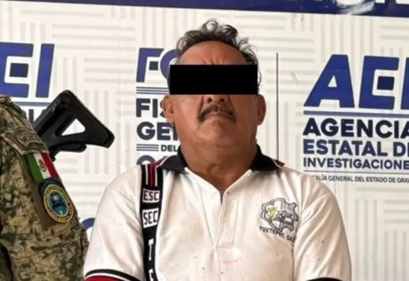 Fotografía del detenido M.H.C., quien fue capturado por ser el presunto responsable de la agresión sexual en contra de un niño.