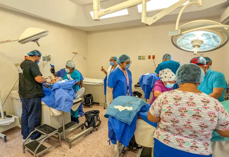 El centro de salud IMSS-Bienestar en El Espinal, que será la sede de la jornada de vasectomía gratuita el 20 de febrero.