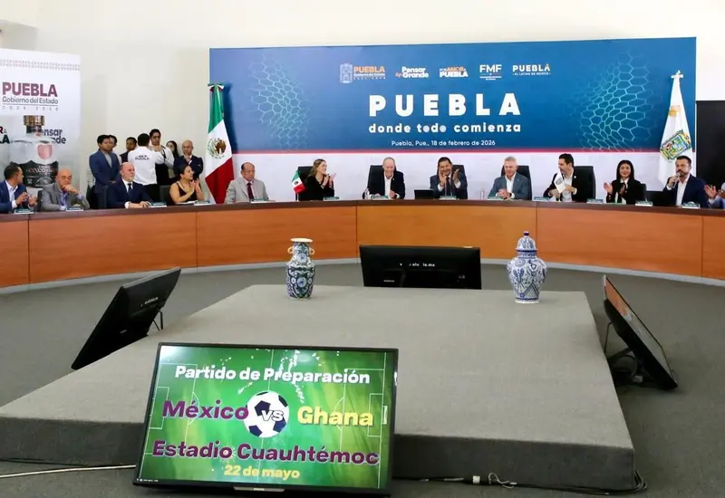 La selección de fútbol de México se enfrentará a su similar de Ghana en un partido amistoso que se celebrará en la ciudad de Puebla.