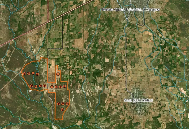El nuevo parque eólico Parque Igu, un proyecto que estará ubicado en la región del Istmo, entre los municipios de Juchitán y Santa María Xadani.
