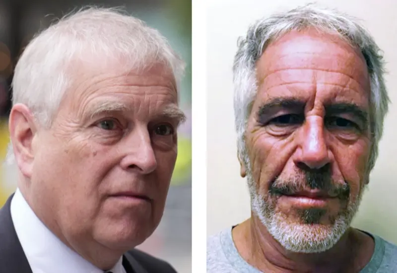 El príncipe Andrés, hijo de la reina Isabel II, fotografiado en medio del escándalo por sus vínculos con la red de Jeffrey Epstein.