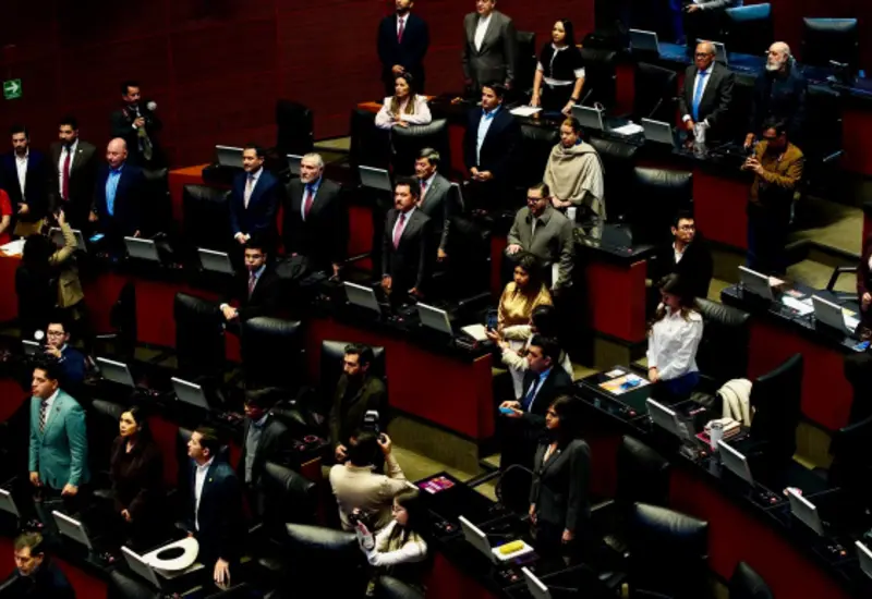 El Senado de la República autoriza un receso para las sesiones en San Lázaro, el cual estará vigente hasta el próximo 10 de febrero.