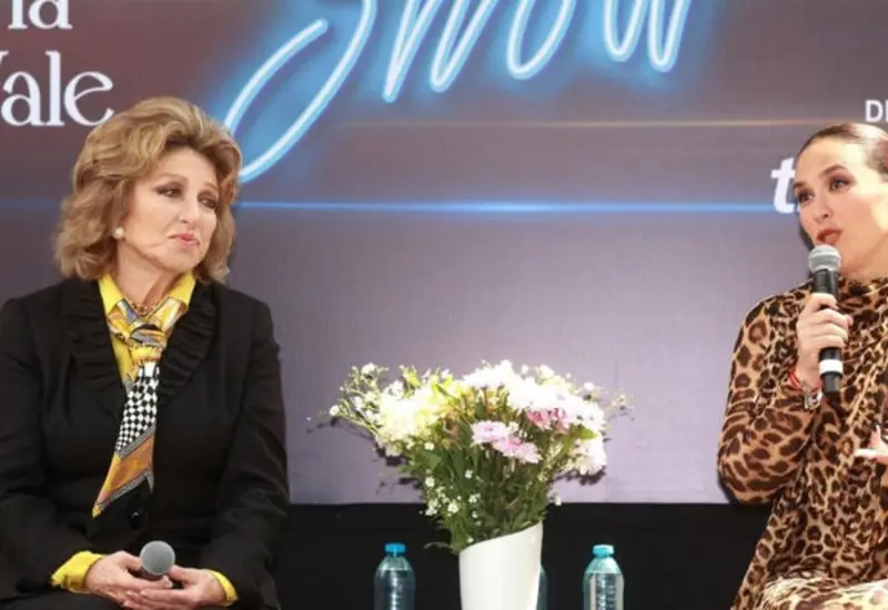 La primera actriz Angélica María, quien recientemente confesó su sentir sobre la vejez y no querer ser una carga para su hija Angélica Vale.
